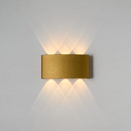 El Rawda Modern Up & Down Wall Sconce, Elegant Indoor LED Wall Light for Living Room & Bedroom Light fixture