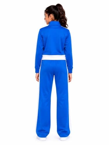CAESAR Womens Girls' winter tracksuit featuring a fur-lined back and a half-zip closure on the chest Girls' winter tracksuit featuring a fur-lined back and a half-zip closure on the chest Outerwear