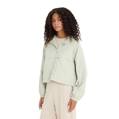DeFacto Woman Regular Fit Hooded Outer Wear Raincoat E8546AX, Mint M