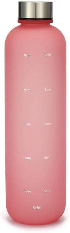 Water Bottle with Time Marker Leak Proof | Leak resistant, time indicator