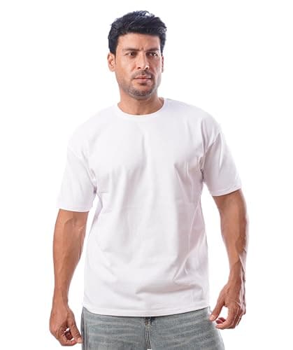 Relaxed Fit Bolivar T-Shirt From White Eagle – Premium Cotton Essential Tee, Durable Urban Streetwear Short Sleeve Top