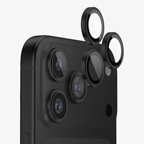 Camera Lens Protector For iPhone 17 Pro Max/ 17 Pro Only, Black Color Screen protector