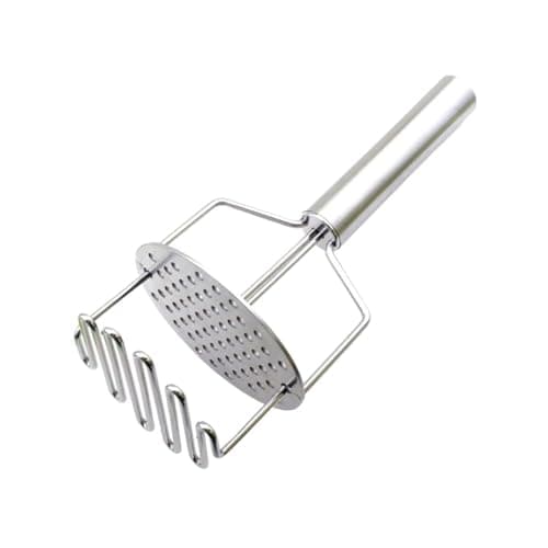 Next Store Stainless Steel Potato Masher Manual Vegetable Masher Bean Puffs Bahgi Strong Metal Kitchen Tool for Baby Food