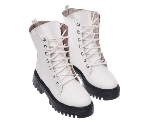 B&W womens B&W-W066-White Sneaker