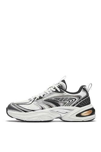 Anta- Casual Shoes For Men- 42.5 Eu- Silver/White/Black License plate attachment