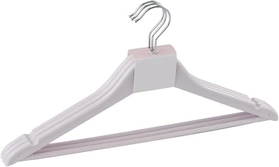 Clothes Hangers Set of 3 - Strong Hangers for Hanging Clothes in Closet Closet with Practical Design for Different Clothes Easy Daily Use (W)