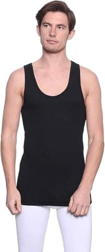 Dice Sleeveless Tank Top Cotton Lycra Undershirt for Men Shirt