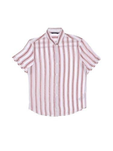 LC WAIKIKI Man Relaxed Fit Short Sleeve Striped Men's Shirt