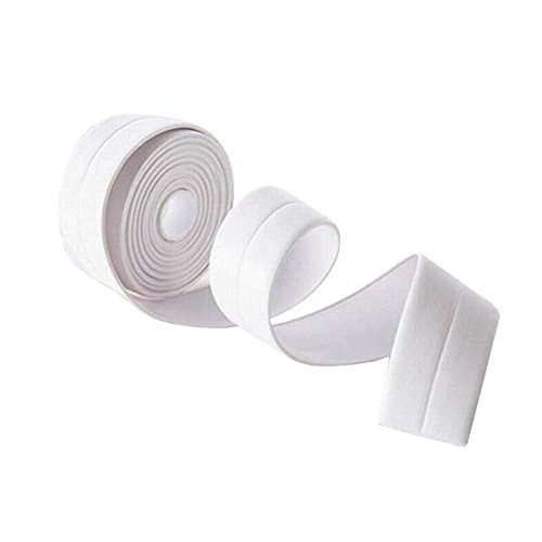 KaLaiXing Tub and Wall Caulk Strip Kitchen Caulk Tape Bathroom Wall Sealing Tape Waterproof Self-Adhesive Decorative Trim-white - 2724644831766 (Assorted Colors)