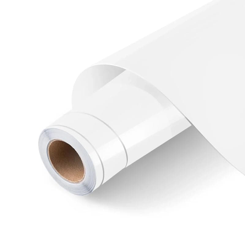 KaberTrade Universal Vinyl Roll for Cars, Kitchen, Windows, Offices Multi Use (Matte White, 2 Meter Width 60 cm) Vehicle wrap