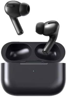 In-Ear Bluetooth Earphones with Charging Case and Noise Cancelling - Black Headphones