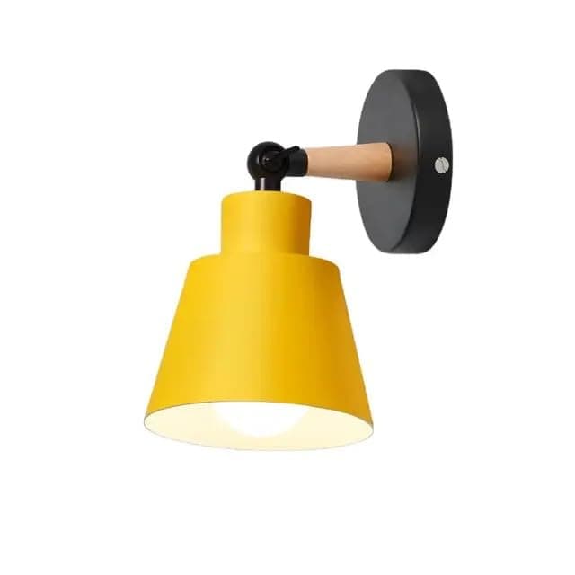 Generic Abalek 1 Bulb Without Bulbs 25x15x25cm Black Yellow
