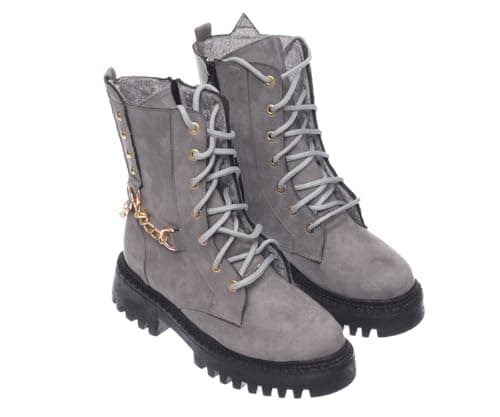 B&W womens B&W-W061-Grey Sneaker