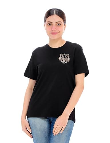 ONLY Women's Kita Tiger Life Top Shirt