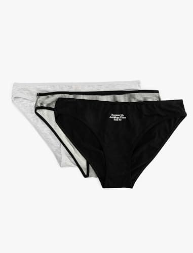 KOTON Womens 3-Pack Briefs Base Layer Bottom (pack of 3) Underpants