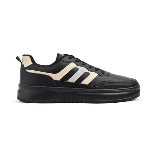 ZD Men’s Genuine Leather Lace-Up Sneakers Shoes