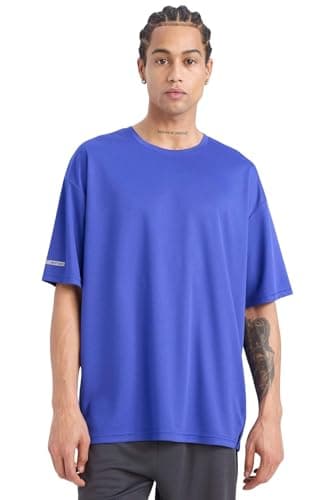 DeFacto Mens Fit Boxy Fit Crew Neck Short Sleeve Knitted T-Shirt T-Shirt (pack of 1)