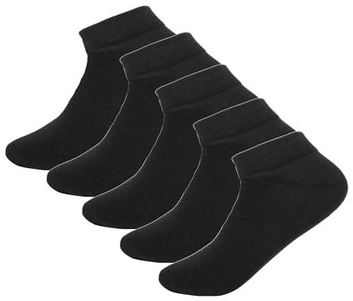 White Flower Unisex Set Of 5 Pieces Ankle Socks Socks