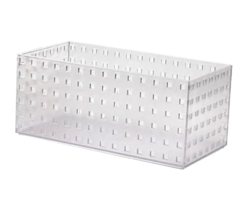 Generic Transparent Organiser for Vanity, Bathroom and Kitchen, 22x15 cm, .ri Caddy