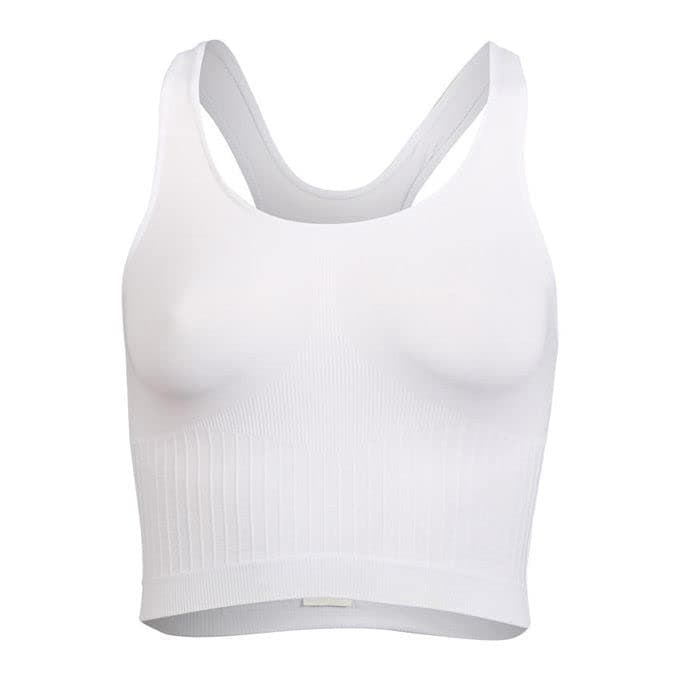 Silvy Womens Bra-1 Stomach bra, White, M- Slim