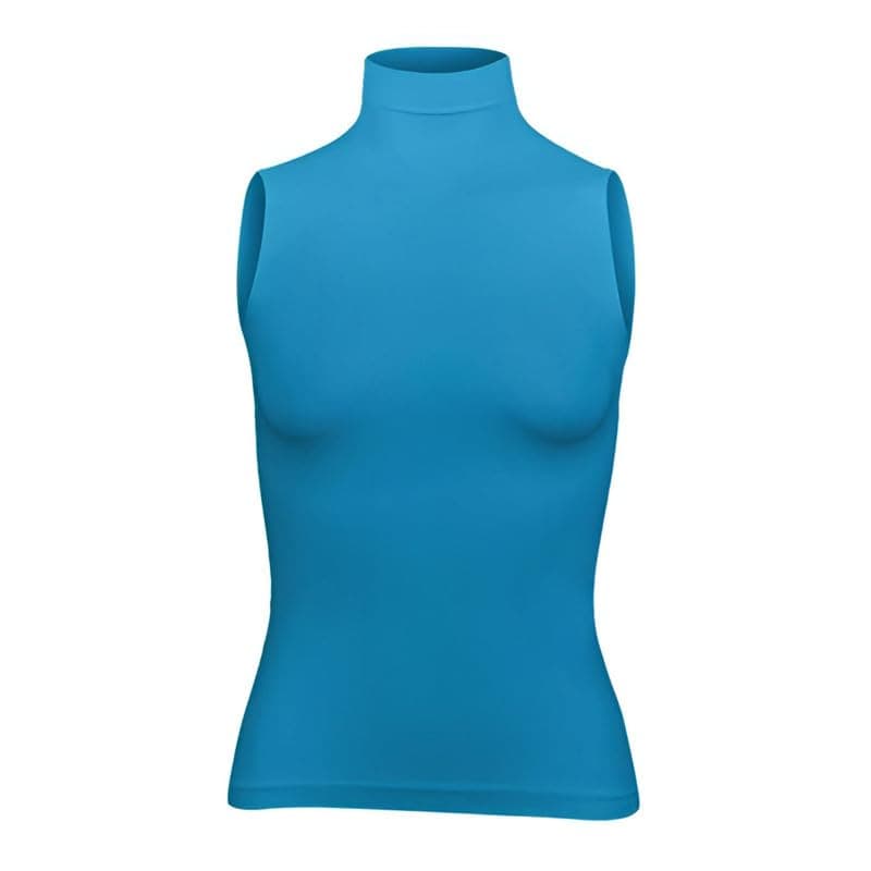 Silvy Womens Lycra Diana Sleeveless High Neck Top Base Layer Top (pack of 1) Shirt