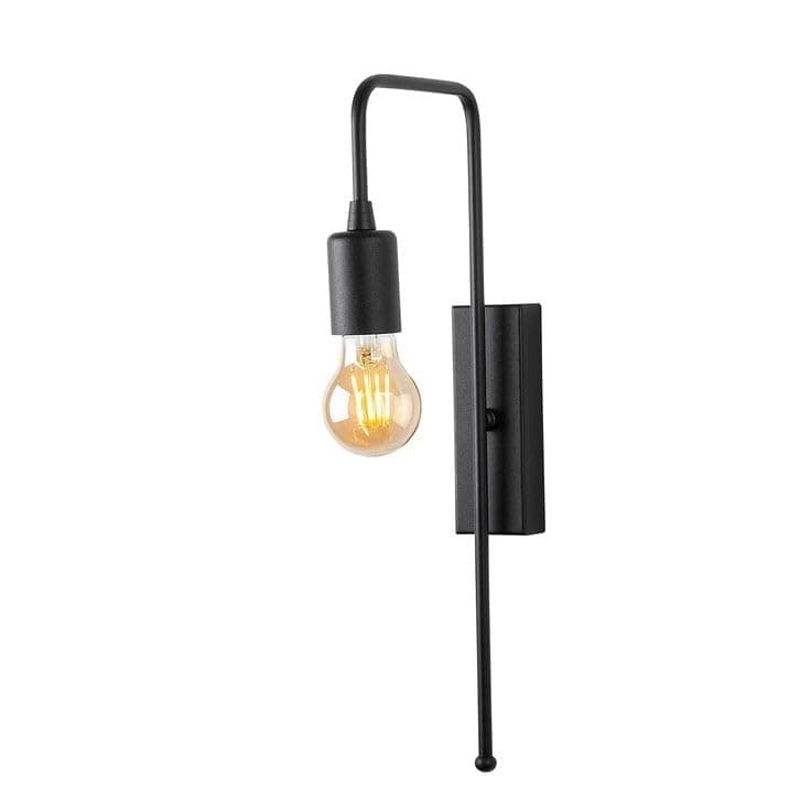 Abalek 1 Bulb Without Bulbs 40x15x40cm Black Lamp