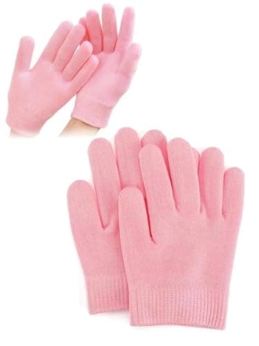 1 Pair Moisturizing Gloves Finger Moisture Gloves Soft Moisturizing Gloves for Dry Rough and Cracked Hands Silicone gloves Reusable SPA Gel Gloves Moisturizing Whitening .(multicolor) Moisturizing sock glove