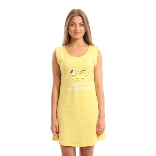 Andora Womens Printed Sleeveless Cotton T-Shirt (pack of 1)