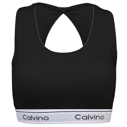 Calvino Womens Cotton Sport Bra Sports Bra (pack of 1)