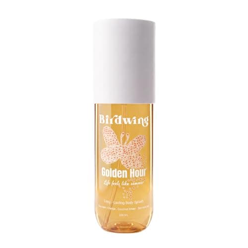 Birdwing Golden Hour Body Splash – Long-Lasting Mandarin Orange, Coconut Water & Sandalwood Fragrance, 200ml