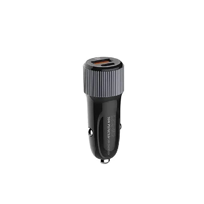Ldnio c510q car charger with type c cable Charging adapter
