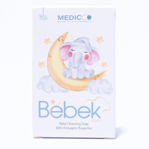 MEDICO Bebek Baby Soap – Natural Gentle Soap with Aloe Vera, Vitamin E & Natural Oils – Deep Moisturizing & Protective Formula for Newborns and Kids – 100g
