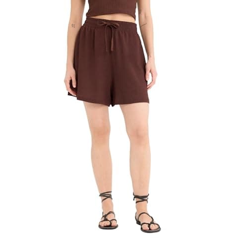 DeFacto womens Coool Loose Fit Knitted Short Short (pack of 1)