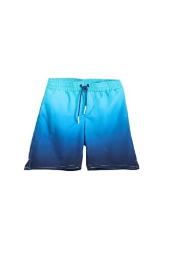 Junior Boys Swim Shorts – Quick Dry Beach Shorts for Swimming, Summer Vacation & Pool Wear, Blue, 04
