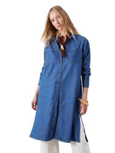 LC WAIKIKI Woman Collared Neck Women's Denim Tunic