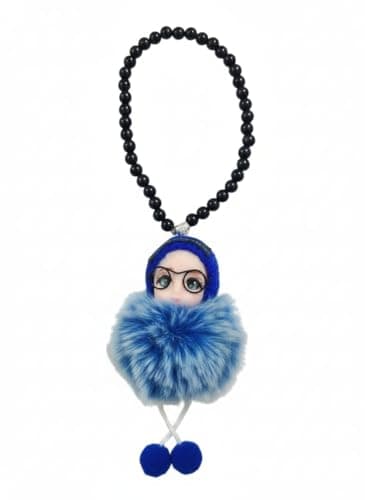 Beautiful and elegant chain - streamlined and elegant shape - modern shape - for car - blue * white pendant -SAcar