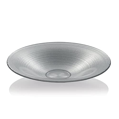 IVV piatto centrotavola Bombay 41cm h.7,5cm decoro platino 3384.66