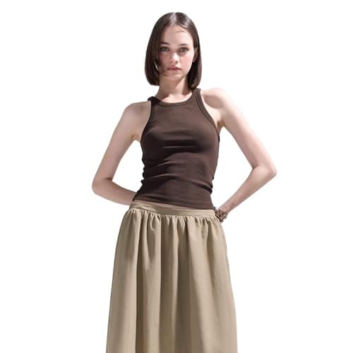 DeFacto Womens Casual Slim Fit Halter Collar Knitted Athlete Athlete (pack of 1)