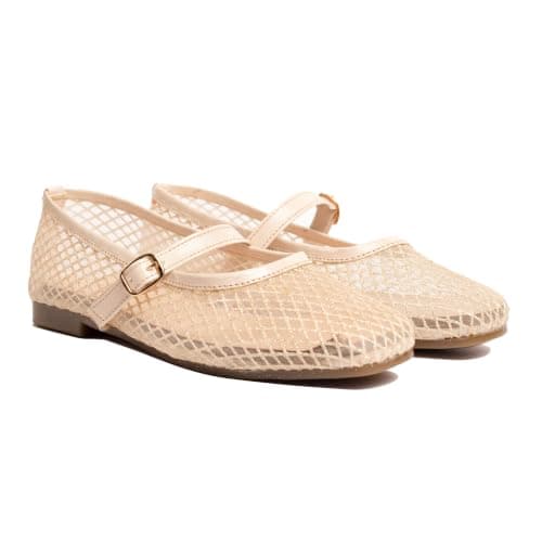 Femine Mesh Flats Shoes For Women