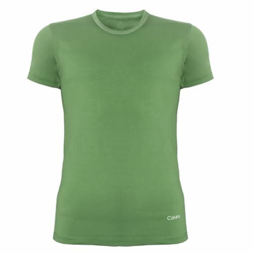 Calvino Mens Round Neck Half Sleeves Undershirt Slim Fit Base Layer Top (pack of 1) Shirt