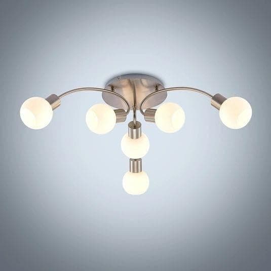 Generic Pendant Light 6 Bulb Without Bulbs 20 * 70 * 20cm Gold