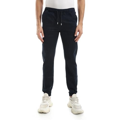 Andora Mens Elastic Waist and Drawstrings Pants