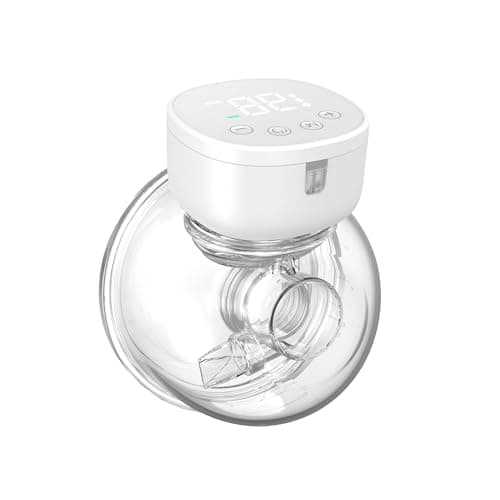 ANWIKE Breast Pump Electrical, Electric Breast Pumps Hands Free Portable Wearable, Low Noise, 9 Levels&3 Modes w/ LCD Dispaly, Painless Rechargeable Wireless Breast Mill Pump W/ 21/24MM Flanges