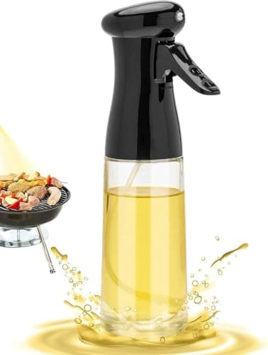 Jumbo Glass Oil Sprayer for Cooking Air Fryer Misting and Cleaning Bottle