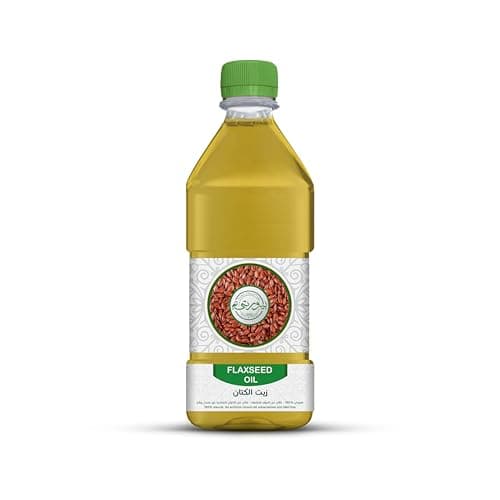 Purity- بيورتي - Flaxseed Oil, 100% Pure & Natural, Cold-Pressed, Nutrient-Rich Oil for Cooking, Skin, and Hair, 1 Liter Edible oil vegetable