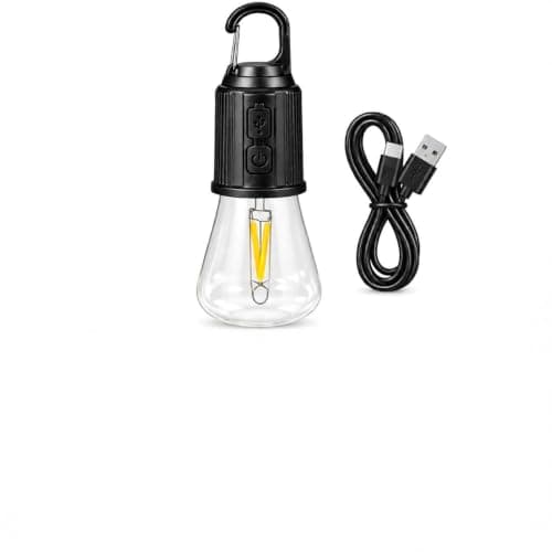 Kyrotech Rechargeable Camping Light 3 Modes Flash with Type-c Charging Cable Camping Hunting Fishing Garage Deck Emergency Hiking Call Rescue Natural Disaster Earthquake Emergency Light Electric lantern