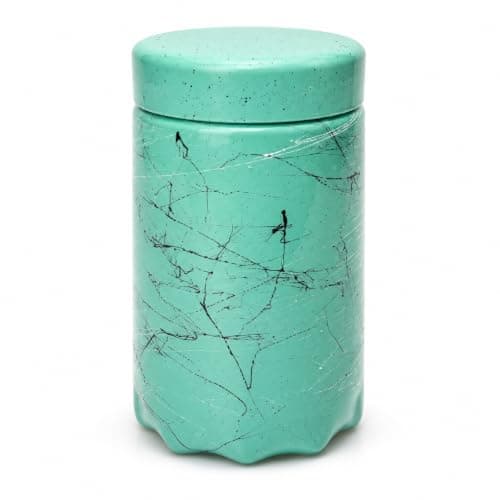 Newhome 1014 Turkish 370ml Glass Storage Jar, Airtight Glass Food Storage Container for Coffee, Tea, Spices, Herbs, Candy and Dry Foods, Durable Clear Glass with Secure Lid Home