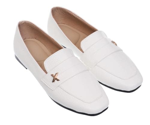 B&W womens B&W-W082-White Sneaker