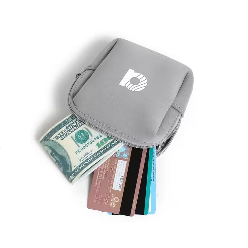 Portable Zipper Travel Organizer Bag 13x10cm Mini Cable & Accessory Pouch Storage bag