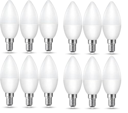 LED Candle Bulb E14 Base 5W Energy Saving White | Warm light, no flashing, wide light angle, long lasting, absolutely quiet